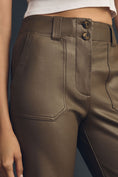 Load image into Gallery viewer, The Naomi Wide-Leg Flare Pants by Maeve: Faux Leather Edition