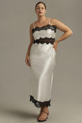 Load image into Gallery viewer, Let Me Be Polina Strapless Lace-Trim Midi Dress
