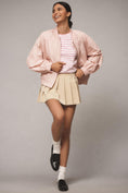 Load image into Gallery viewer, Maeve Balloon-Sleeve Bomber Jacket