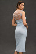 Load image into Gallery viewer, En Elly Mesh Slim Midi Dress