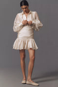 Load image into Gallery viewer, Bardot Milani Drop-Waist Organza Mini Shirt Dress