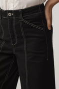 Load image into Gallery viewer, The Delaney Clean-Seamed High-Rise Wide-Leg Jeans by Maeve