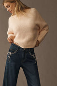 Load image into Gallery viewer, Pilcro Pearl-Embellished Low-Rise Wide-Leg Jeans