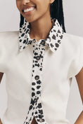 Load image into Gallery viewer, Maeve Collared Denim Muscle Sweater Vest
