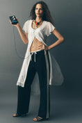 Load image into Gallery viewer, Maeve Crochet Track Stripe Pant