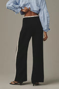 Load image into Gallery viewer, Maeve Crochet Track Stripe Pant