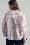 Load image into Gallery viewer, The Shrunken Bennet Embellished Buttondown Shirt