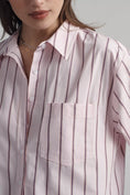 Load image into Gallery viewer, The Shrunken Bennet Embellished Buttondown Shirt