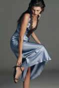 Load image into Gallery viewer, By Anthropologie Lace V-Neck Midi Slip Dress