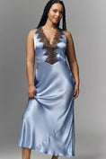 Load image into Gallery viewer, By Anthropologie Lace V-Neck Midi Slip Dress