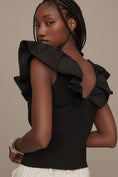 Load image into Gallery viewer, DOLAN Knit Ruffle Top
