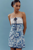 Load image into Gallery viewer, Maeve Strapless Tie-Front Mini Dress