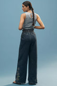 Load image into Gallery viewer, Driftwood Isadora Embroidered High-Rise Wide-Leg Jeans