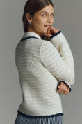 Load image into Gallery viewer, NVLT Crochet Knit Collared Jacket