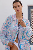 Load image into Gallery viewer, Celandine Puff-Sleeve Longline Buttondown Shirt