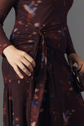Load image into Gallery viewer, ASTR Label Aubriella Plus High-Neck Midi Dress