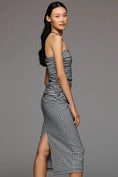 Load image into Gallery viewer, The Soleil Strapless Fitted Midi Dress