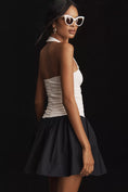 Load image into Gallery viewer, Maeve Halter Twofer Mini Dress
