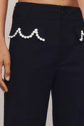 Load image into Gallery viewer, The Colette Scalloped Crop Wide-Leg Pants by Maeve