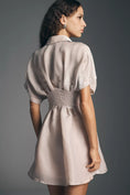 Load image into Gallery viewer, Tobie Organza Mini Shirtdress by Exquise