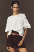Load image into Gallery viewer, Pilcro Reworked Puff-Sleeve Top