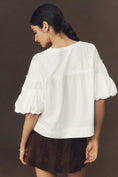 Load image into Gallery viewer, Pilcro Reworked Puff-Sleeve Top