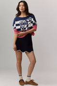 Load image into Gallery viewer, Maeve Boat-Neck Nautical Icon Sweater