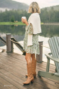 Load image into Gallery viewer, loverlygrey x Anthropologie Puff-Sleeve Ruffle Mini Dress