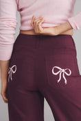 Load image into Gallery viewer, The Colette Bow Pocket Crop Wide-Leg Pants by Maeve