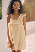 Load image into Gallery viewer, Celandine Ruffle Swing Mini Dress