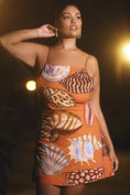 Load image into Gallery viewer, Celandine Linen Blend Sleeveless Seashell Mini Dress