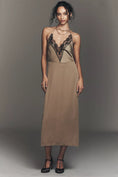 Load image into Gallery viewer, By Anthropologie Lace Halter Midi Slip Dress