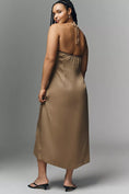 Load image into Gallery viewer, By Anthropologie Lace Halter Midi Slip Dress