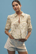 Load image into Gallery viewer, The Leandra Shirred Yoke Blouse by Maeve