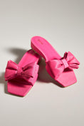Load image into Gallery viewer, Maeve Bow Micro Wedge Sandals
