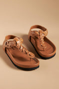 Load image into Gallery viewer, Lola Cruz Braided T-Strap Sandals