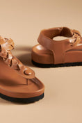 Load image into Gallery viewer, Lola Cruz Braided T-Strap Sandals