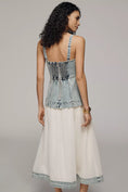 Load image into Gallery viewer, Moon River Denim V-Neck Midi Dress