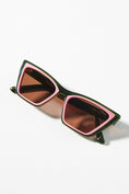 Load image into Gallery viewer, I-SEA x Anthropologie Rosy Colorblock Sunglasses