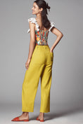 Load image into Gallery viewer, The Colette Linen Blend Crop Wide-Leg Pants by Maeve