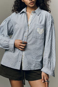 Load image into Gallery viewer, Pilcro Mix-Print Long-Sleeve Buttondown Shirt