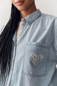 Load image into Gallery viewer, Pilcro Mix-Print Long-Sleeve Buttondown Shirt