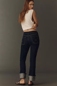 Load image into Gallery viewer, Hudson Barbara Low-Rise Cuffed Wide-Leg Jeans
