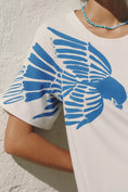 Load image into Gallery viewer, Celandine Graphic Short-Sleeve Mini Swing Dress