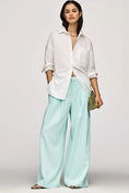 Load image into Gallery viewer, Avery Pinstripe Wide-Leg Trousers by Maeve