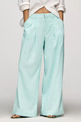 Load image into Gallery viewer, Avery Pinstripe Wide-Leg Trousers by Maeve