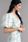Load image into Gallery viewer, Lovaan Adeline Linen Silk Blend Mini Dress