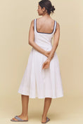 Load image into Gallery viewer, Maeve Sleeveless Notched Square-Neck Midi Dress