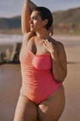 Load image into Gallery viewer, Beach Riot x Anthropologie Strapless Bandeau One-Piece Swimsuit