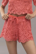 Load image into Gallery viewer, Le Superbe Rosey Glo Tiny Lace Shorts